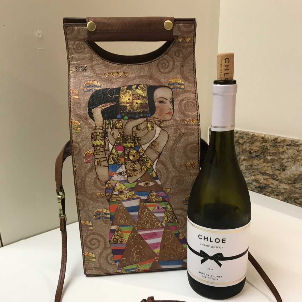 Wine Carrier Hand Painted by ICON